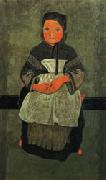Paul Serusier, Little Breton Girl Seated(Portrait of Marie Francisaille)